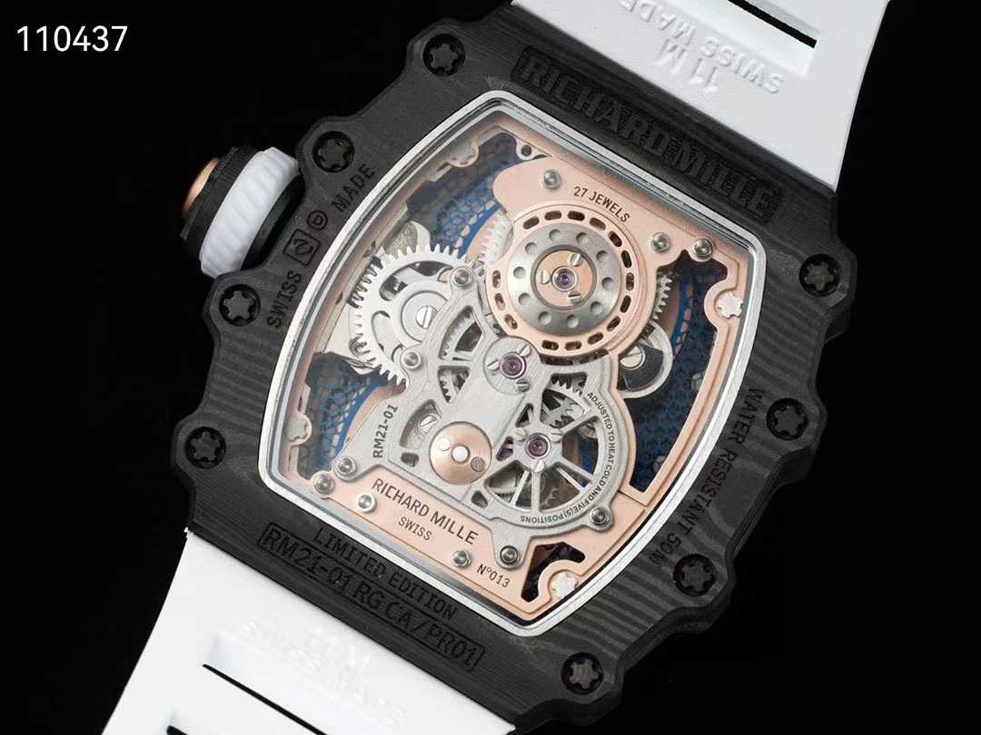 리차드밀 RM21-02 투르비용 에어로다인 뉴버젼 골드 화이트 시계 워치